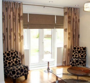 window curtains in a house